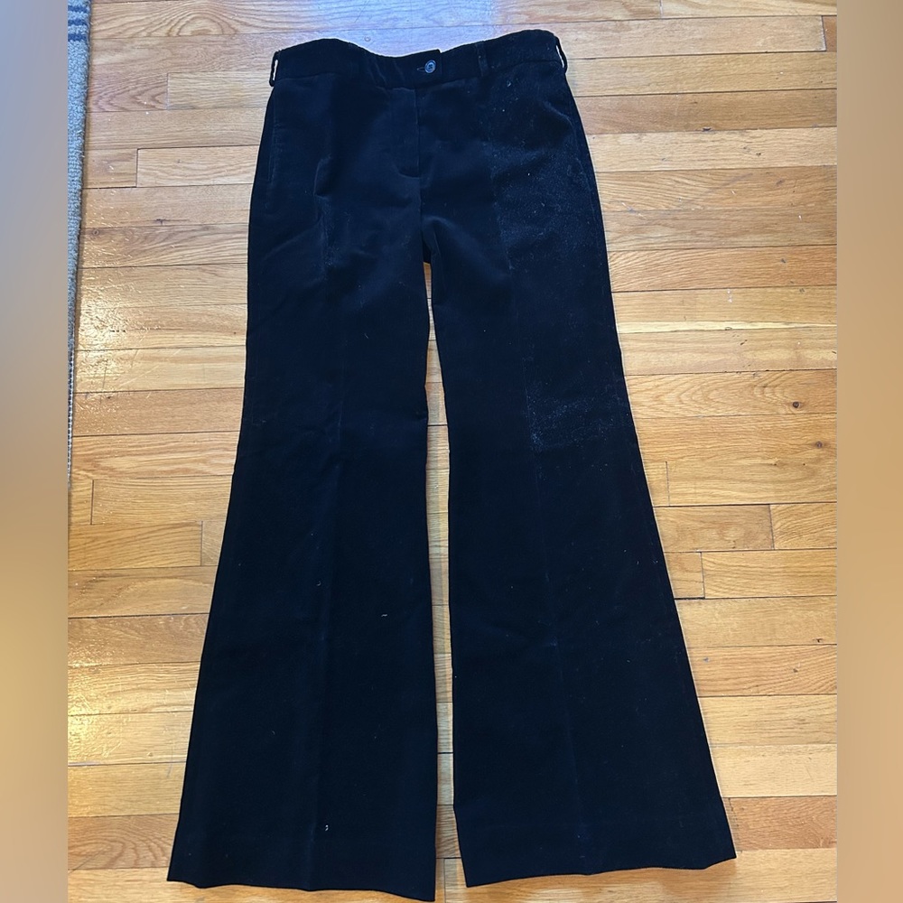 Chloe Black Corduroy Flare Pant